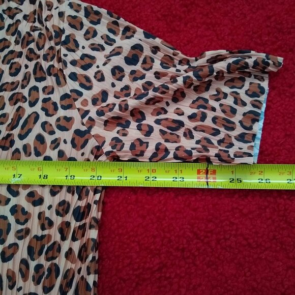 Zara animal print flowy maxi dress NWT - Picture 7 of 8